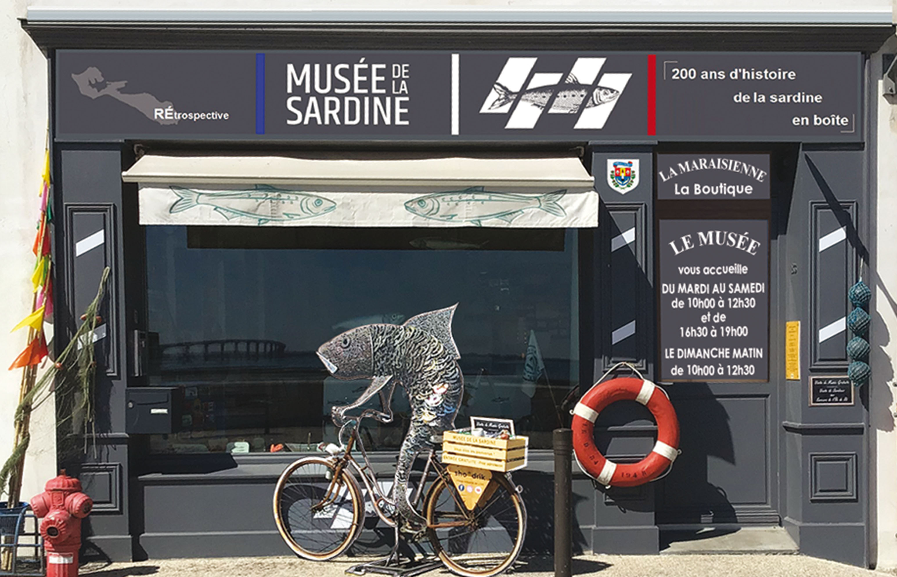 Localisation musée de la sardine